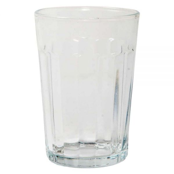 &quot;Facette&quot; Glas-Teelicht klar, D 7,4 cm, H 10,3 cm, für Drahtkörbchenhalter