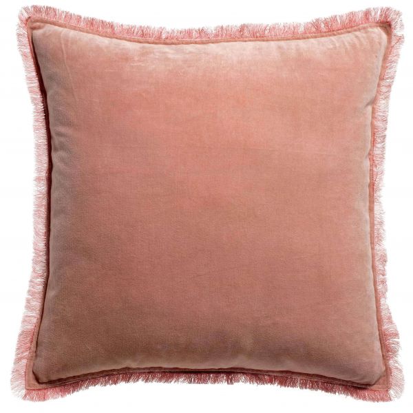 Kissenhülle "Araf" Baumwollsamt rosa, 45 x 45 cm