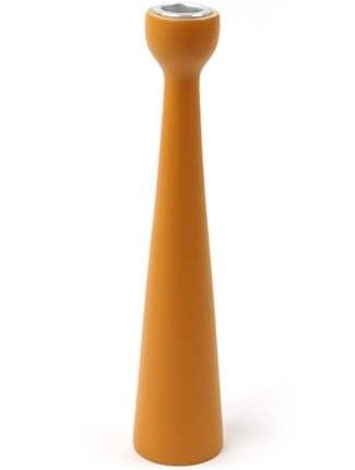 Kerzenhalter Ovation Akazie, Farbe kürbis, D 5 cm, H 25 cm