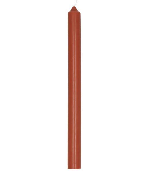 Stab-Kerze D 2,2 cm, H 25 cm, terracotta, brennt 8 Std.