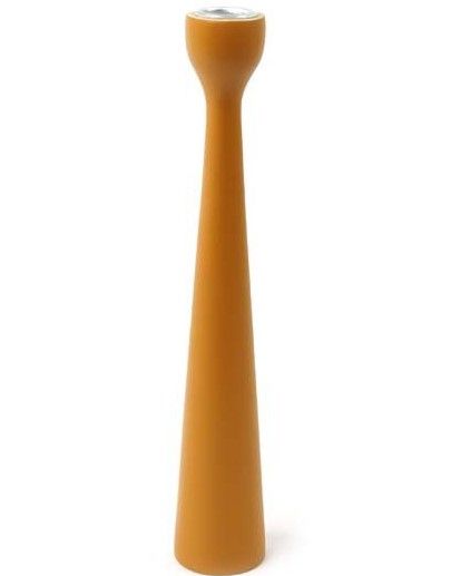 Kerzenhalter Ovation Akazie, Farbe kürbis, D 5 cm, H 30 cm