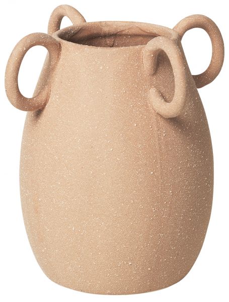 Keramik-Gefäß Grip lachs, D 13 cm, H 18 cm