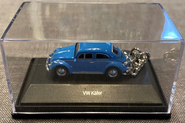 Schlüsselanhänger VW Käfer blau