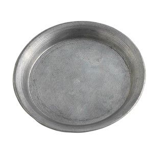 Metall-Teller Zink rund D 10 cm, H 1 cm