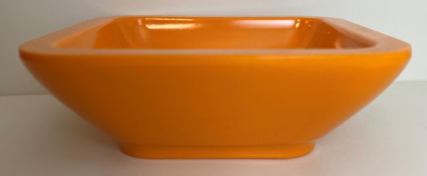 Melamin-Schälchen orange, 9 x 9 x 3,5 cm