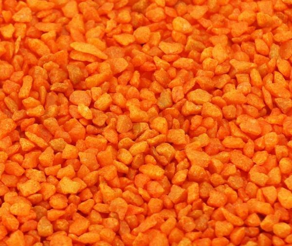 Z on base Kerzen-Kies orange, 2,5 - 4 mm, 520 ml