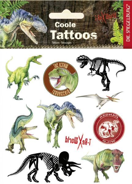 Dino T-Rex World Dinosaurier-Tattoos