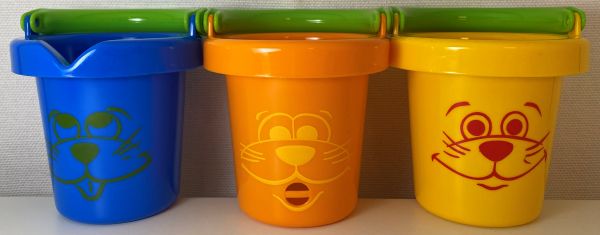 Sand- u. Wasserspielzeug Set Badeeimer f. Kinder ab 12 Monaten