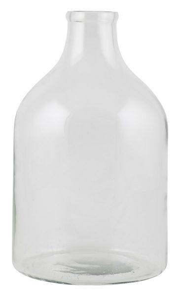 Klarglasvase breite Flaschenform