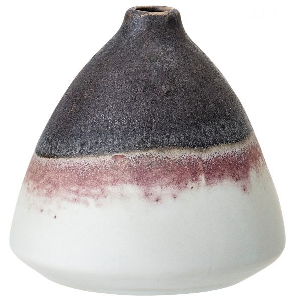 Vase tri-color D 9 cm, H 8,5 cm