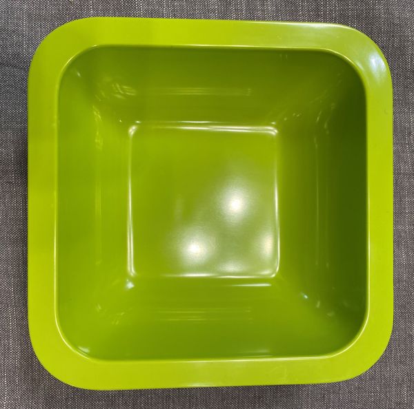 Melamin-Schale apfelgrün, 15 x 15 x 5,5 cm