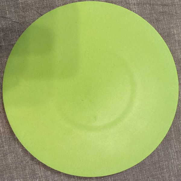 Bambus- / Maisserie Teller grün, D 21 cm, H 1,5 cm
